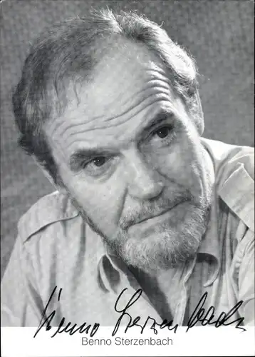 Ak Schauspieler Benno Sterzenbach, Portrait, Autogramm