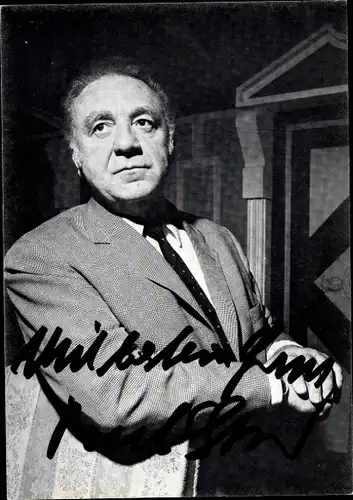 Ak Schauspieler Paul Esser, Portrait, Autogramm, Skandal im Eigenheim