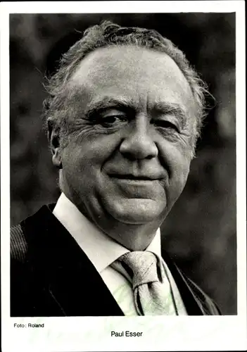 Ak Schauspieler Paul Esser, Portrait, Autogramm