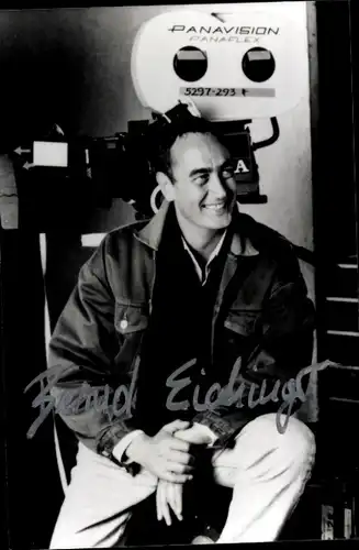 Ak Schauspieler, Bernd Eichinger, Portrait, Autogramm, Filmproduzent, Filmkamera