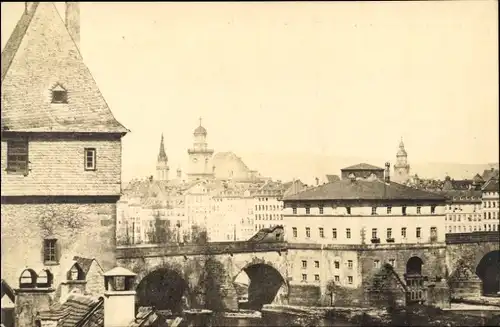 Ak Frankfurt am Main, Alte Brücke, Neubauweihe 1926