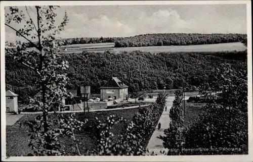 Ak Kransberg Usingen im Taunus Hessen, Gasthaus und Pension zur Herrenmühle, Panorama