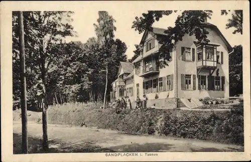 Ak Sandplacken Oberursel im Taunus Hessen, Waldwirtschaft