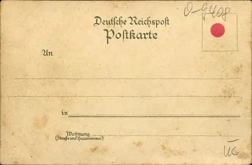 Litho Niederschlema Bad Schlema im Erzgebirge, Forsthaus, Prinzenhöhle, Bahnhof, Tunnel