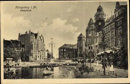 Ak Kaliningrad Königsberg Ostpreußen, Schlossteich