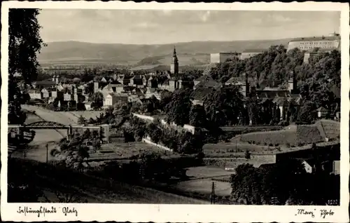 Ak Kłodzko Glatz Schlesien, Gesamtansicht