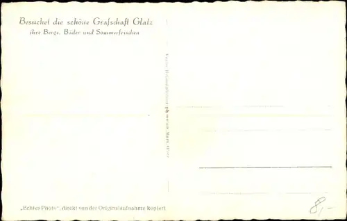 Ak Kłodzko Glatz Schlesien, Gesamtansicht