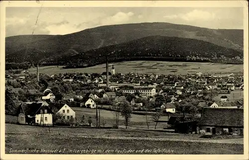 Ak Nové Město pod Smrkem Neustadt an der Tafelfichte Region Reichenberg, Heufuder