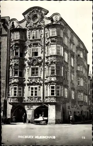 Foto Ak Innsbruck in Tirol, Helbinghaus