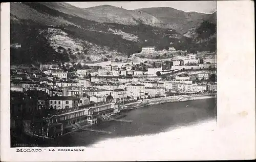 Ak La Condamine Monaco, Gesamtansicht
