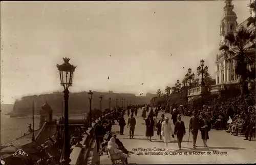 Ak Monte Carlo Monaco, Les Terrasses du Casino, Le Rocher de Monaco