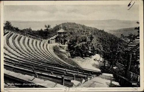 Ak Thale im Harz, Harzer Bergtheater