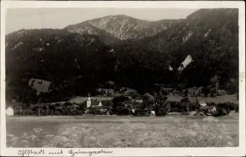 Ak Ohlstadt in Oberbayern, Teilansicht