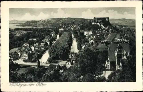 Ak Tübingen am Neckar, Gesamtansicht, Blick von Osten