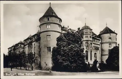 Ak Stuttgart in Württemberg, Altes Schloss