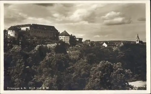 Ak Tübingen am Neckar, Teilansicht