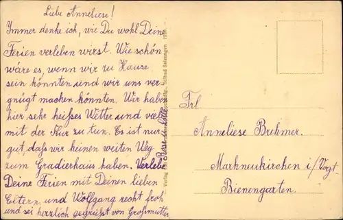 Ak Bad Salzungen in Thüringen, Solbad, Gradierende Personen