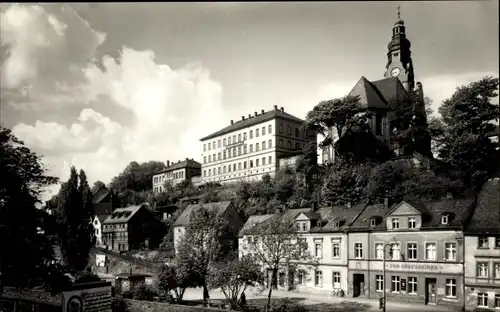 Ak Adorf im Vogtland, Teilansicht