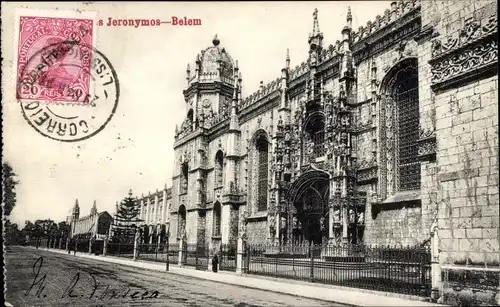 Ak Belém Lisboa Lissabon Portugal, Jeronymos