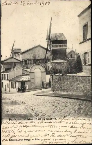 Ak Paris 18. Jahrhundert Montmartre, Moulin de la Galette
