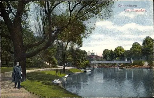 Ak København Kopenhagen Dänemark, Ørstedsparken