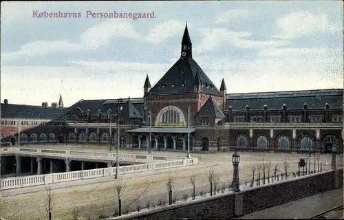 Ak København Kopenhagen Dänemark, Personbanegaard, Personenbahnhof
