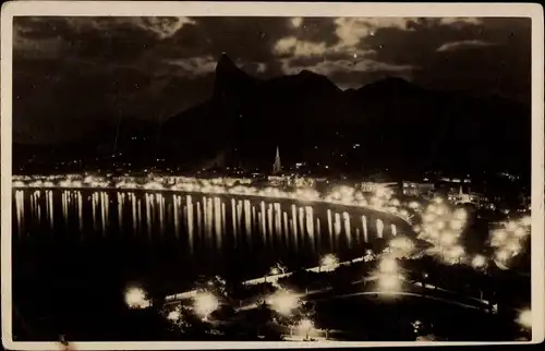 Ak Rio de Janeiro Brasilien, Praia de Botafogo