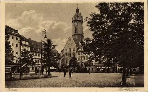 Ak Jena in Thüringen, Marktplatz