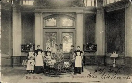 Ak Bad Elster im Vogtland, Moritzquelle