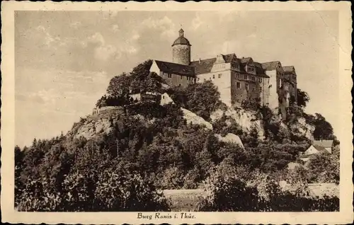 Ak Ranis in Thüringen, Burg