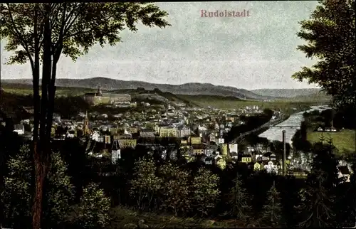 Ak Rudolstadt in Thüringen, Panorama