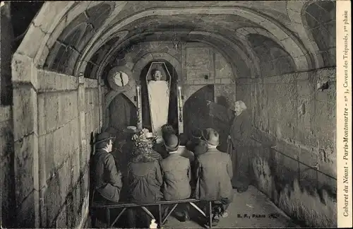 Ak Paris XVIII Montmartre, Cabaret du Néant, Caveau des Trepasses