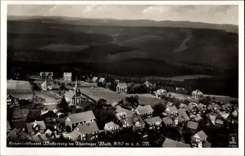 Ak Masserberg in Thüringen, Fliegeraufnahme, Klinke 11391