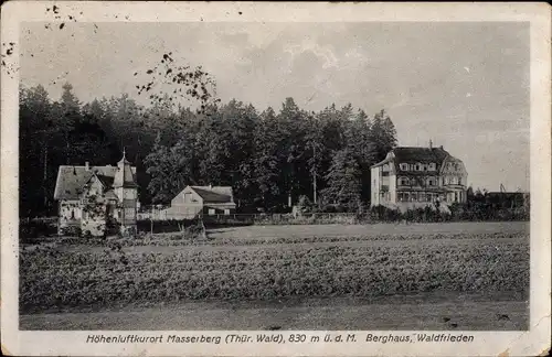 Ak Masserberg in Thüringen, Berghaus Waldfrieden