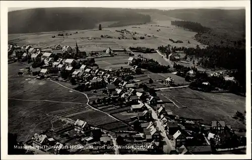 Ak Masserberg in Thüringen, Fliegeraufnahme