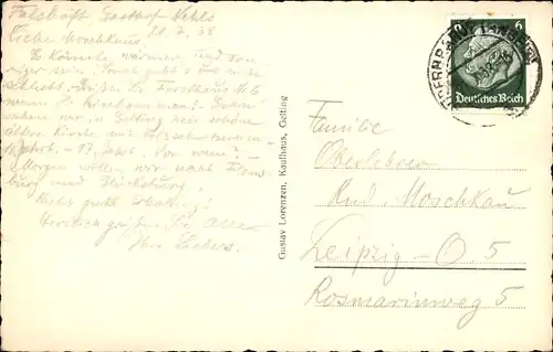 Ak Gelting in Angeln, Kirche, Inneres, Altar