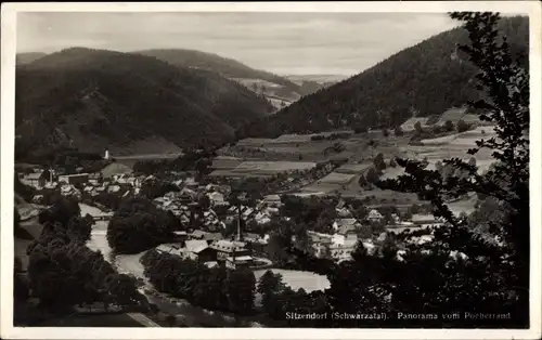 Ak Sitzendorf Schwarzatal, Panorama, Pocherrand