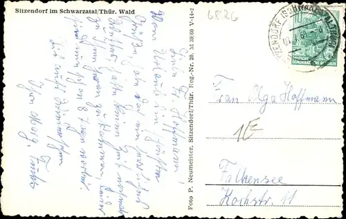 Ak Sitzendorf in Thüringen, Sommerberg, Panorama