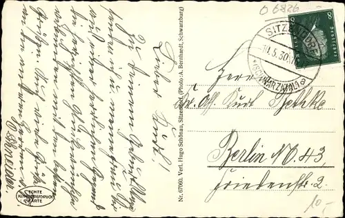 Ak Sitzendorf in Thüringen, Panorama