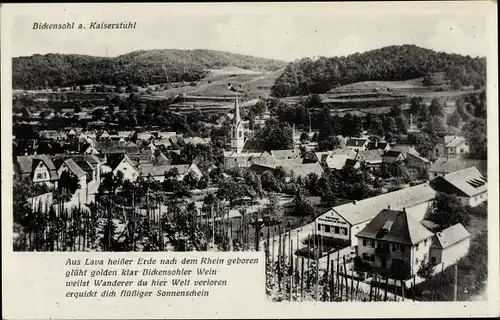 Ak Bickensohl Vogtsburg im Kaiserstuhl, Gesamtansicht