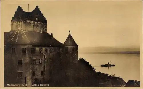 Ak Meersburg am Bodensee, Altes Schloss