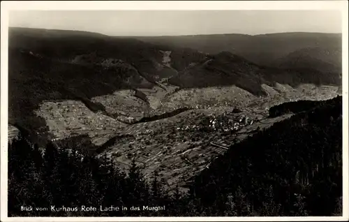 Ak Bermersbach Forbach im Schwarzwald Baden, Rote Lache, Hotel, Murgtal