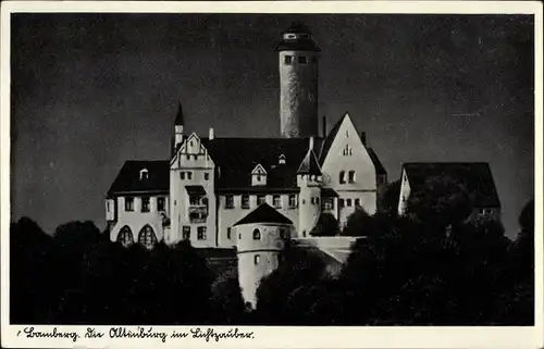 Ak Lamberg Cham Oberpfalz, Altenburg, Lichtzauber, Nacht