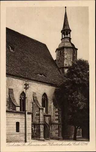 Ak Oschatz in Sachsen, St. Marien- oder Klosterkirche, erbaut 1246