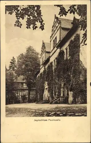 Ak Paulinzella Rottenbach Königsee in Thüringen, Jagdschloss