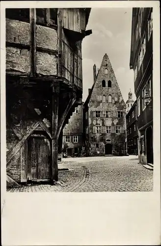 Ak Nördlingen in Schwaben, Hafenhaus