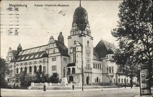 Ak Magdeburg an der Elbe, Kaiser Friedrich-Museum