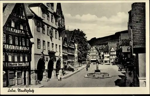 Ak Calw im Nordschwarzwald, Marktplatz