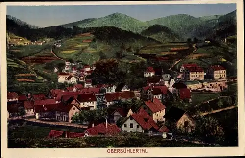 Ak Oberbühlertal Bühlertal im Schwarzwald, Panorama