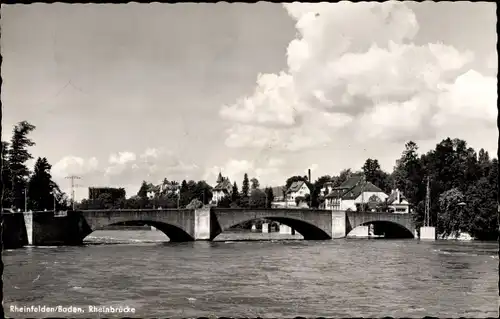 Ak Rheinfelden in Baden, Rheinbrücke